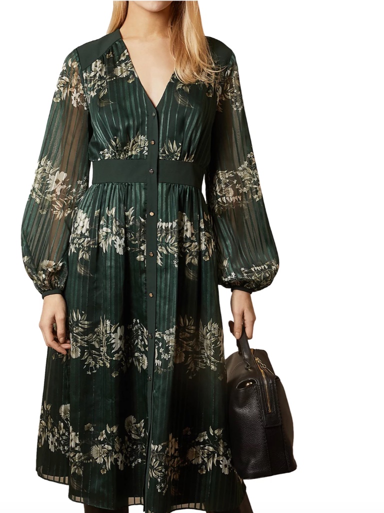 Ted Baker Delyla Meadow-Print Midi Dress - 3